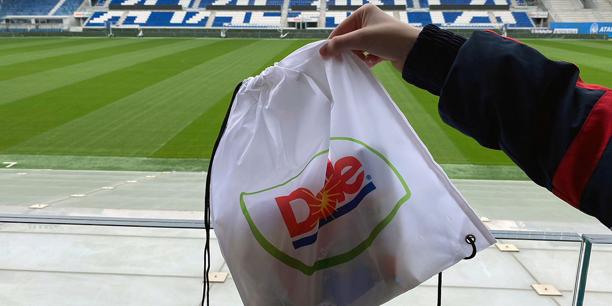 Dole e Atalanta B.C. insieme con "La Scuola allo Stadio"